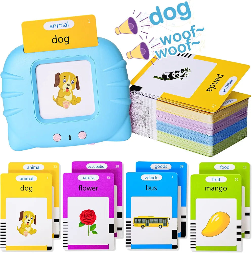 Talking Flash Cards for Toddlers – Montessori Speech & Language Learning Toy